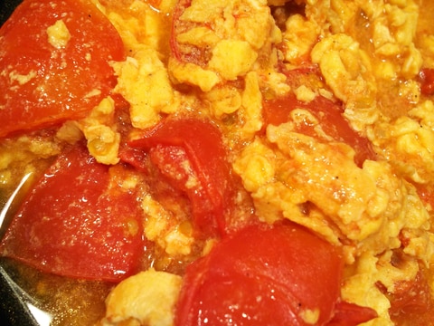 卵とトマトのオイスターソース炒め 簡単